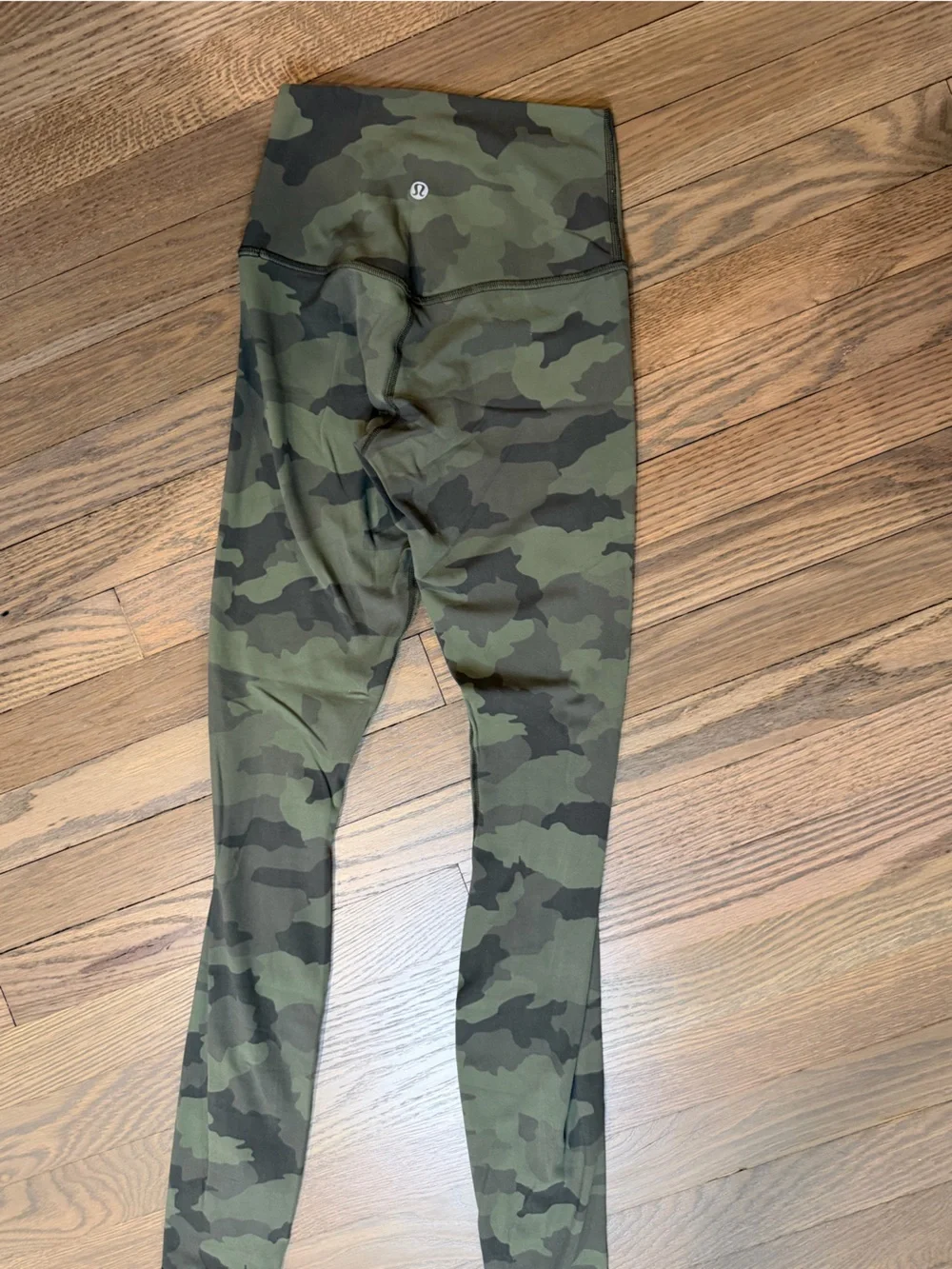 lululemon athletica Olive & Dark Green Camo High-Rise Leggings